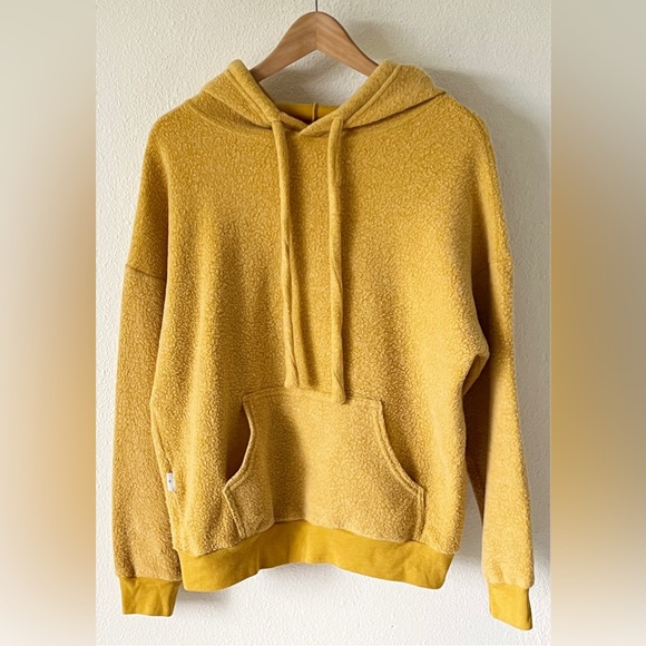 Soft Serve Clothing Mustard Yellow The Original Cloud Cotton Hoodie Size Small - Picture 2 of 10